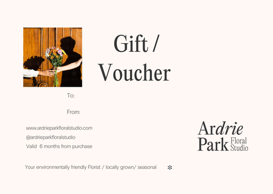 Ardrie Park Floral Studio Gift voucher