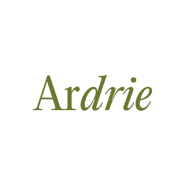 Green 'Ardrie' logo on a white background