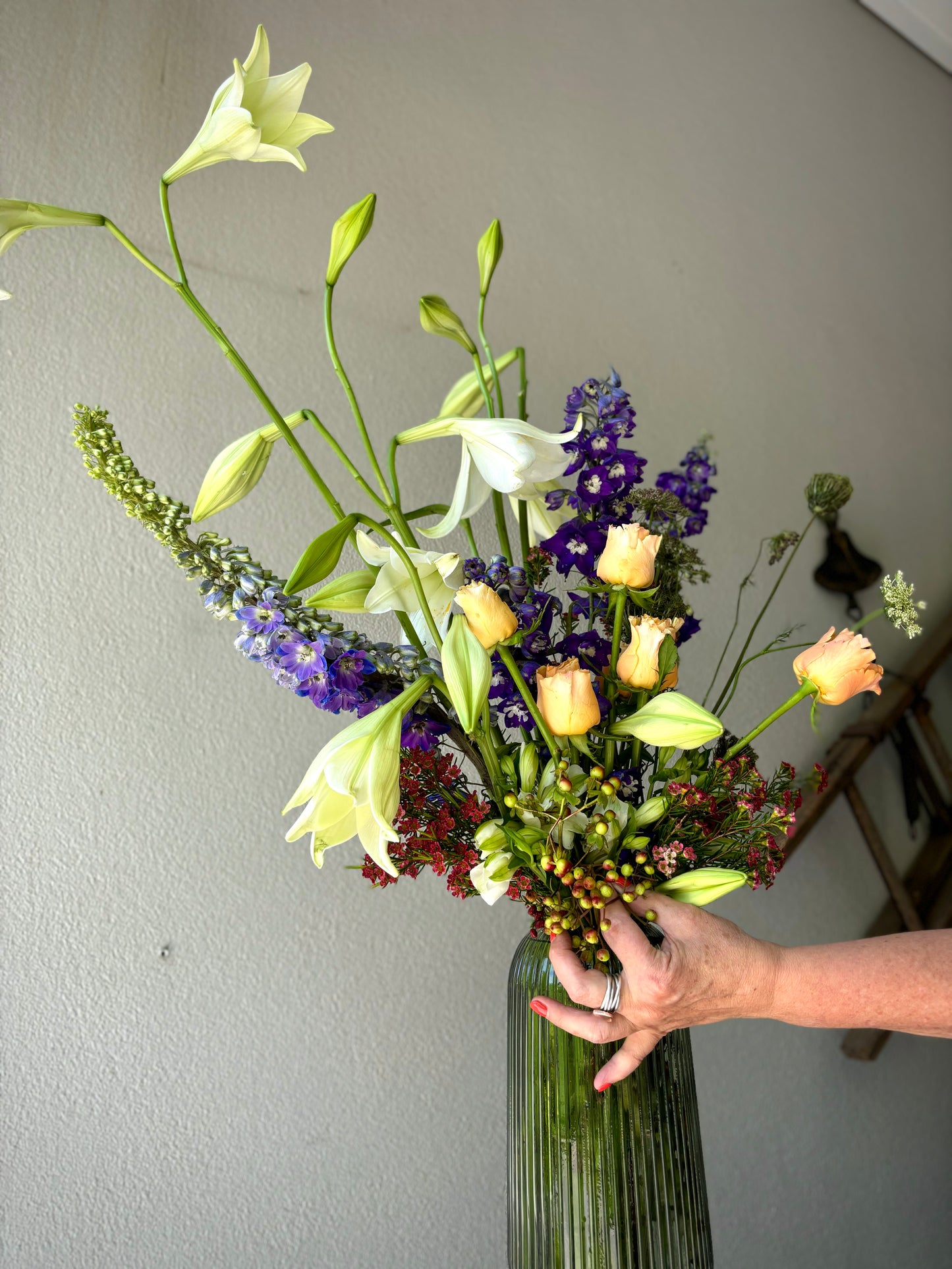 Luxury bouquet with Summer seasonal blooms