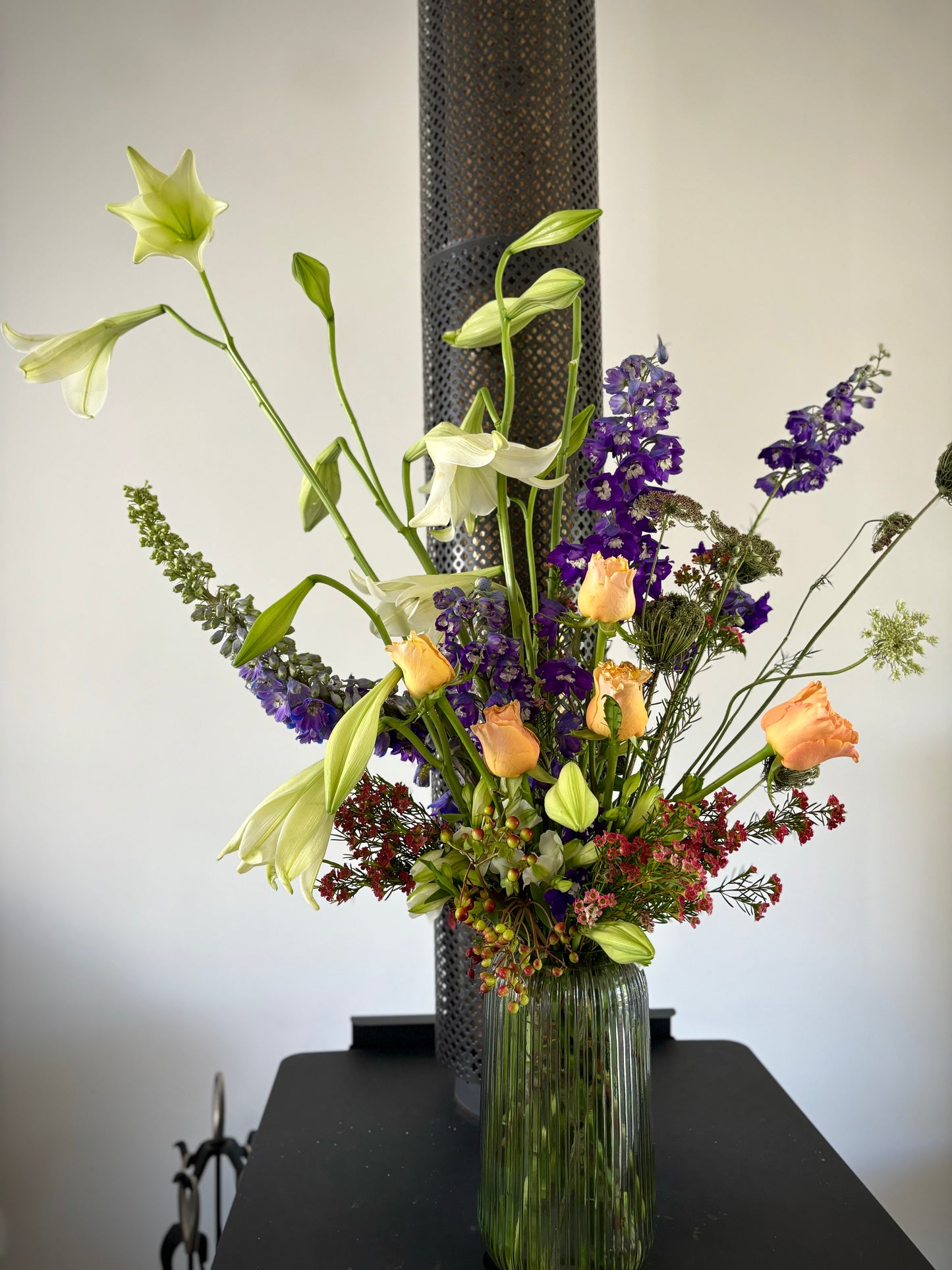 Regular florals / managed with care