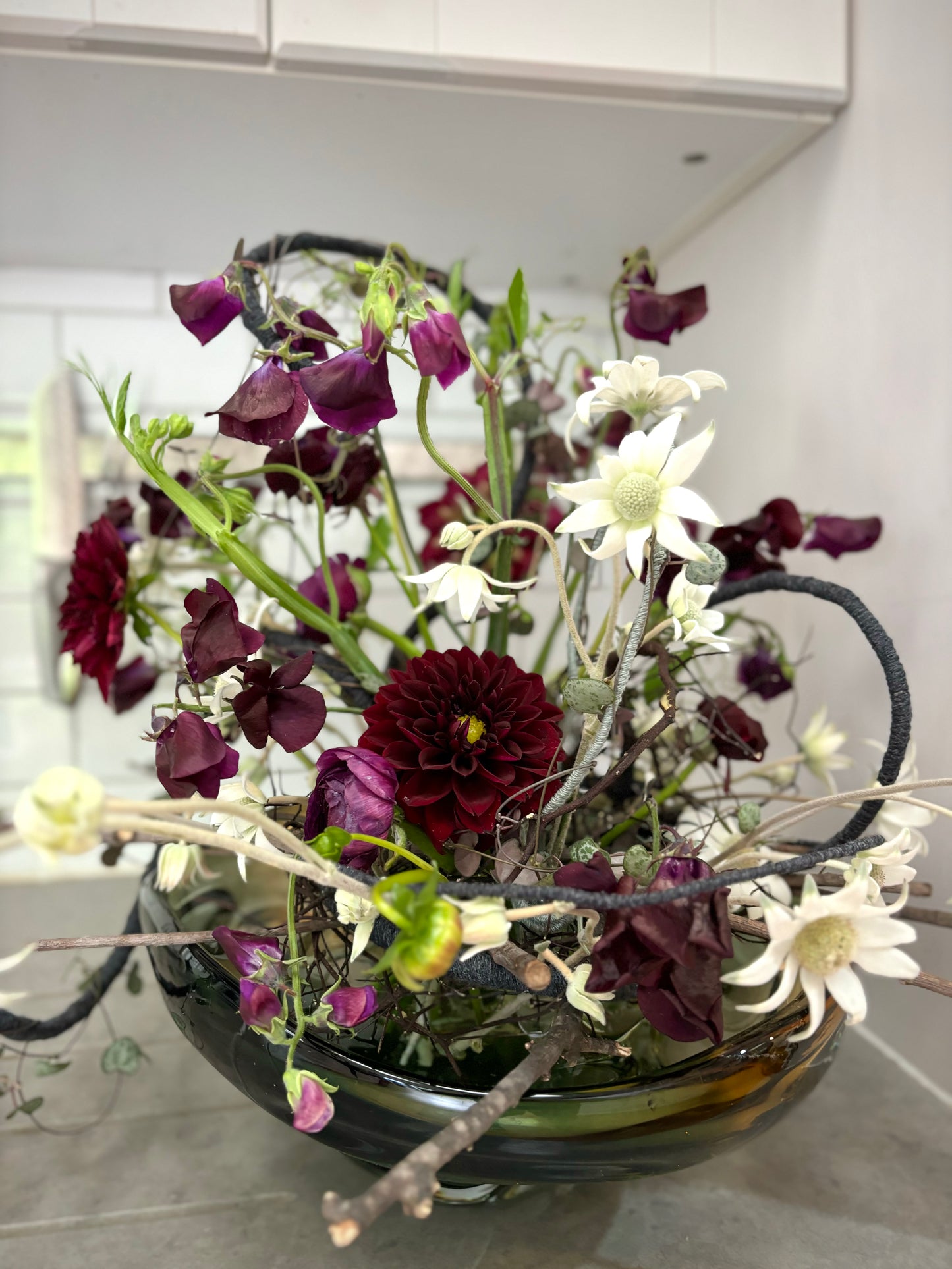 Regular florals / managed with care