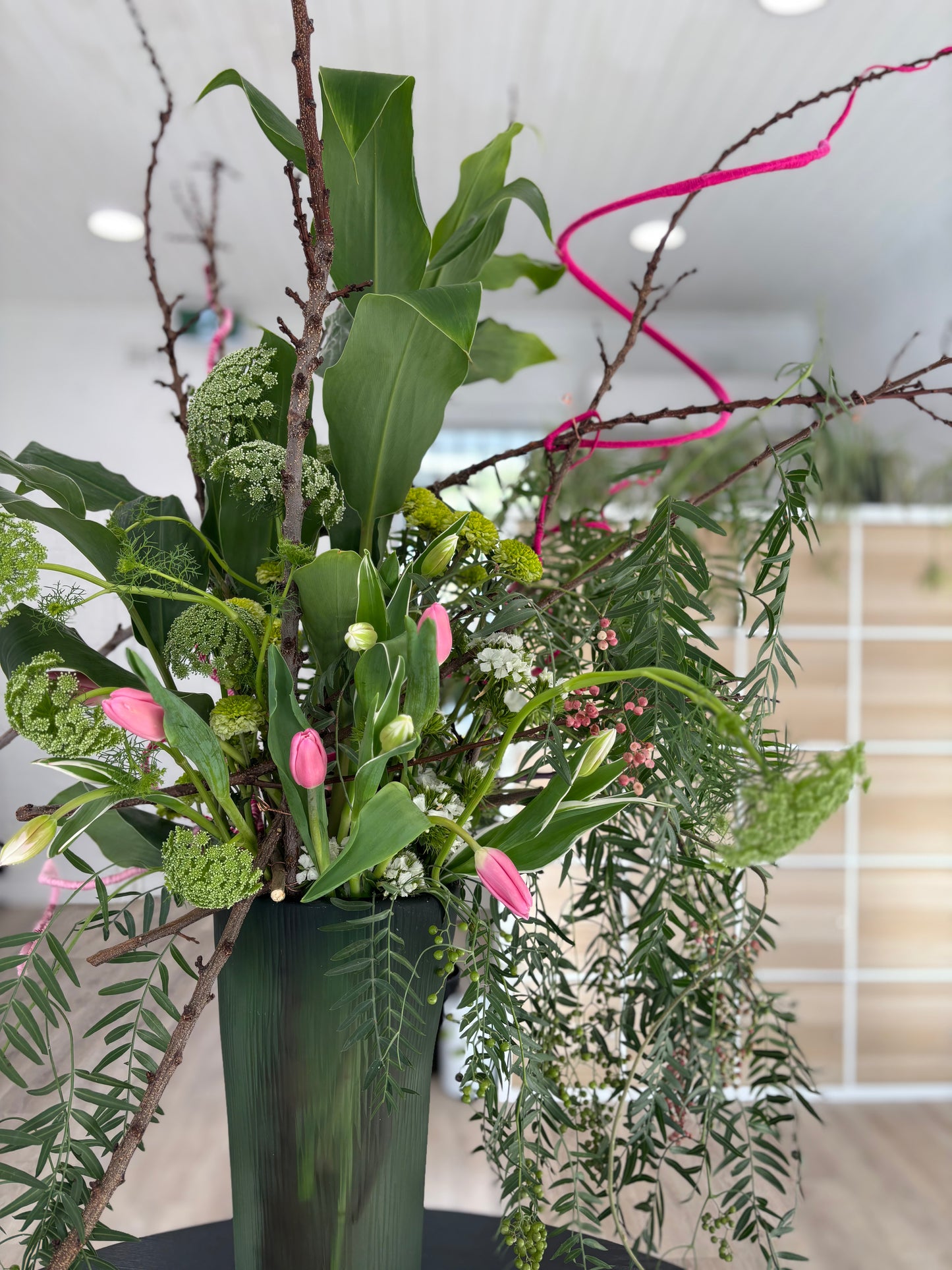 Regular florals / managed with care