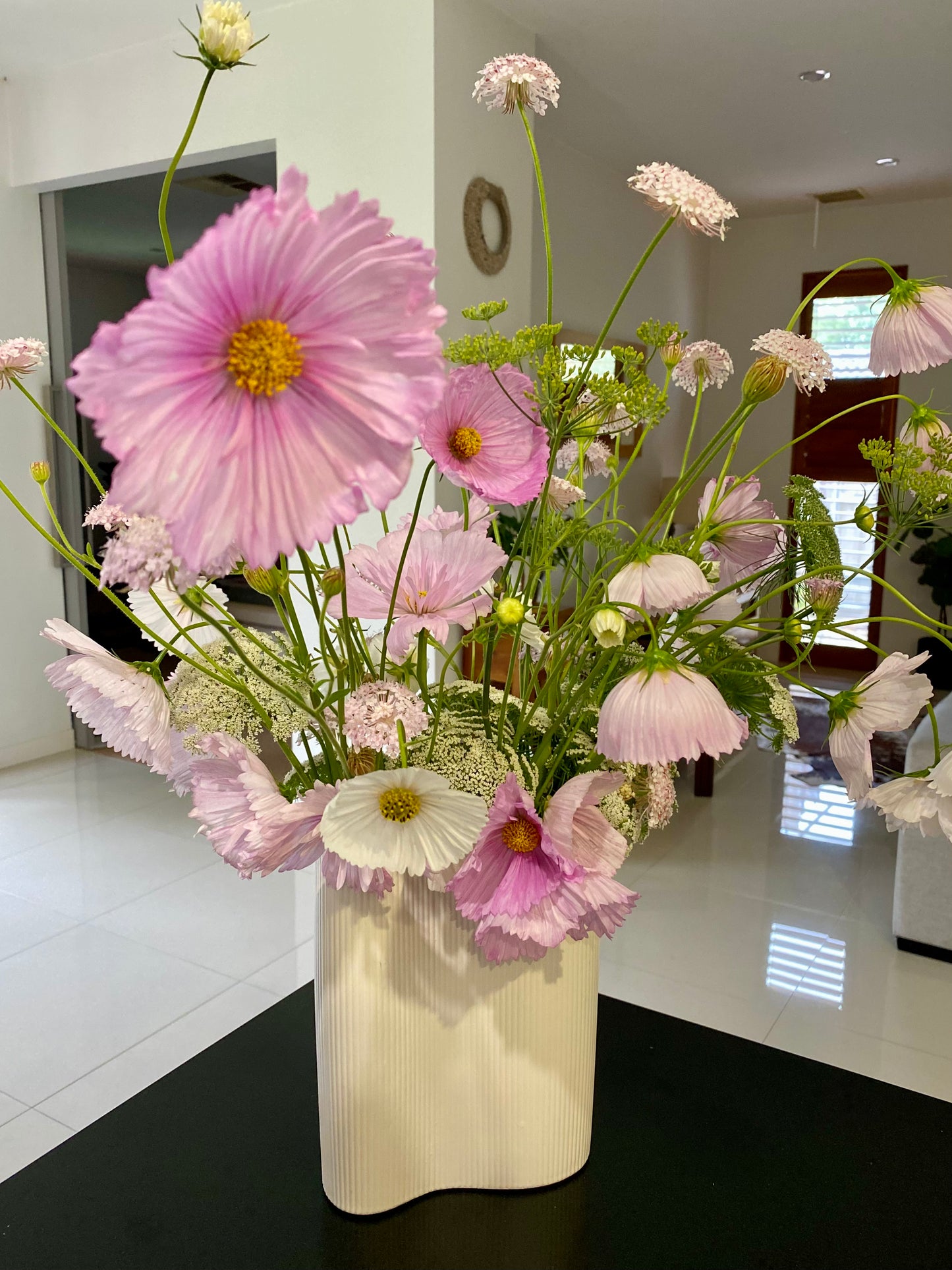 Regular florals / managed with care