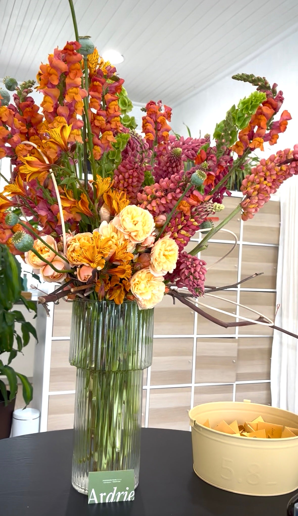 Regular florals / managed with care