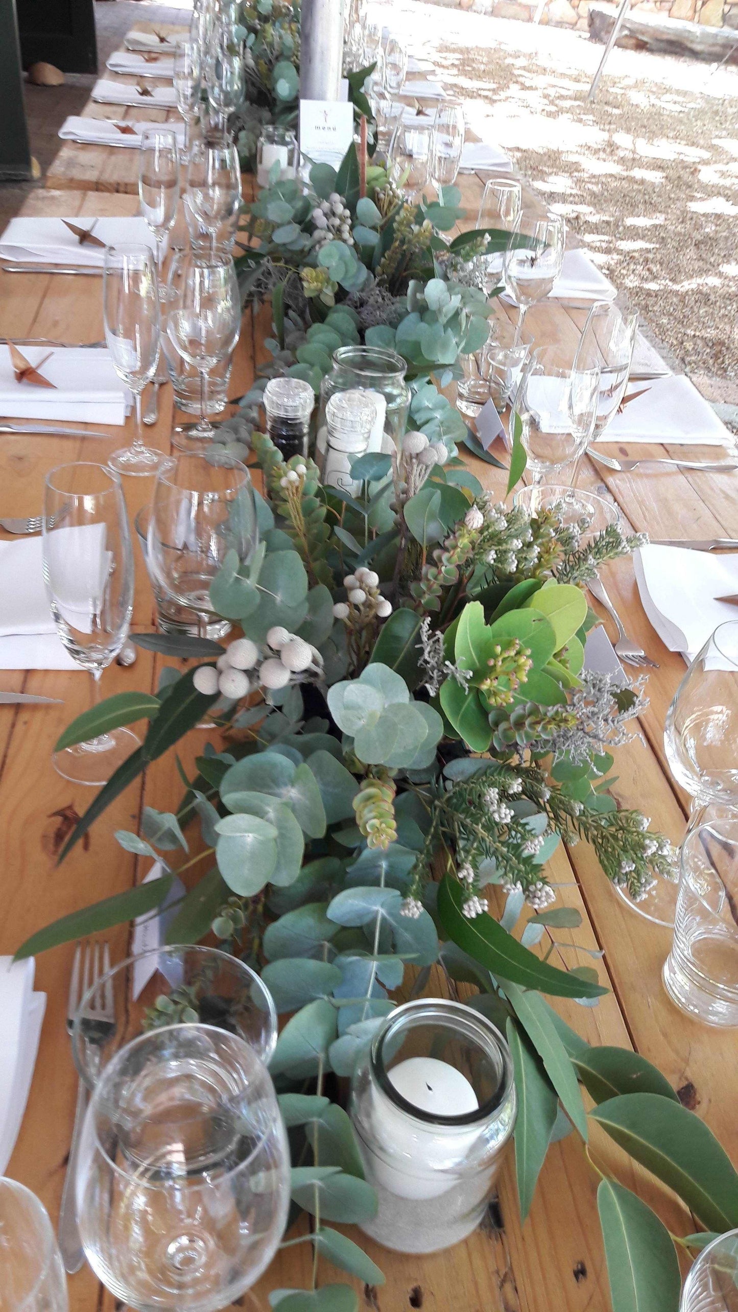 Table Runner : Foliage and Texture